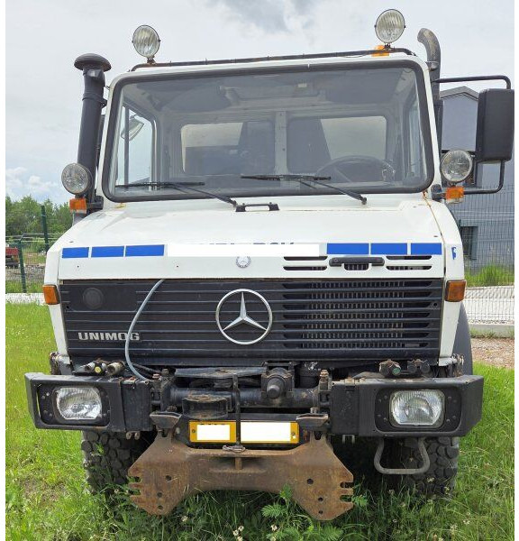 Gradbeni stroj Mercedes-Benz Unimog 1400 +Schmidt SK320: slika 12