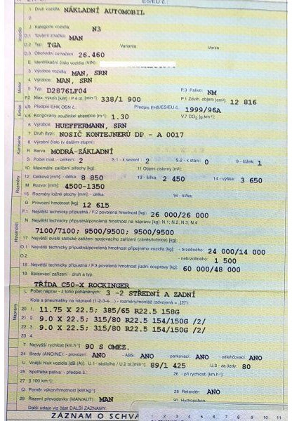 Kotalni prekucni tovornjak MAN TGA 26.460: slika 7