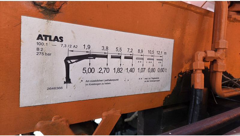 Mercedes-Benz UNIMOG 427.11 +12m! - Tovornjak prekucnik, Tovornjak z dvigalom: slika 5 Mercedes-Benz UNIMOG 427.11 +12m! - Tovornjak prekucnik, Tovornjak z dvigalom: slika 5