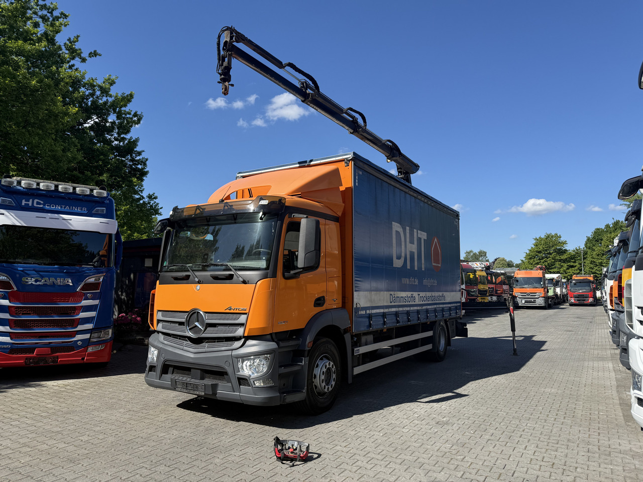 Mercedes-Benz Actros 1827 Kran Palfinger PK 9002 - Tovornjak z dvigalom, Tovornjak s ponjavo: slika 1 Mercedes-Benz Actros 1827 Kran Palfinger PK 9002 - Tovornjak z dvigalom, Tovornjak s ponjavo: slika 1
