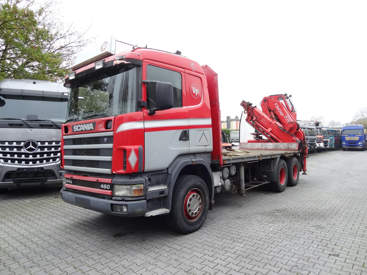 Tovornjak s kesonom, Tovornjak z dvigalom Scania R144 460 6X4 Fassi 360 bis 25 Meter: slika 8 Tovornjak s kesonom, Tovornjak z dvigalom Scania R144 460 6X4 Fassi 360 bis 25 Meter: slika 8