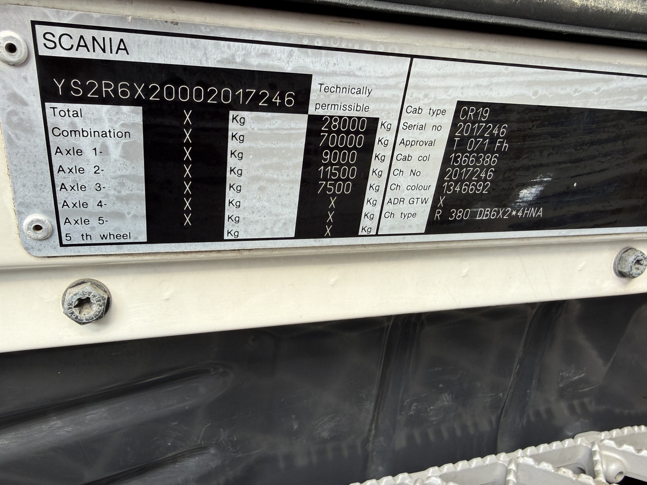 Scania R380 6X2*4 Kipper mit Kran HIAB 220 - Tovornjak prekucnik, Tovornjak z dvigalom: slika 5 Scania R380 6X2*4 Kipper mit Kran HIAB 220 - Tovornjak prekucnik, Tovornjak z dvigalom: slika 5