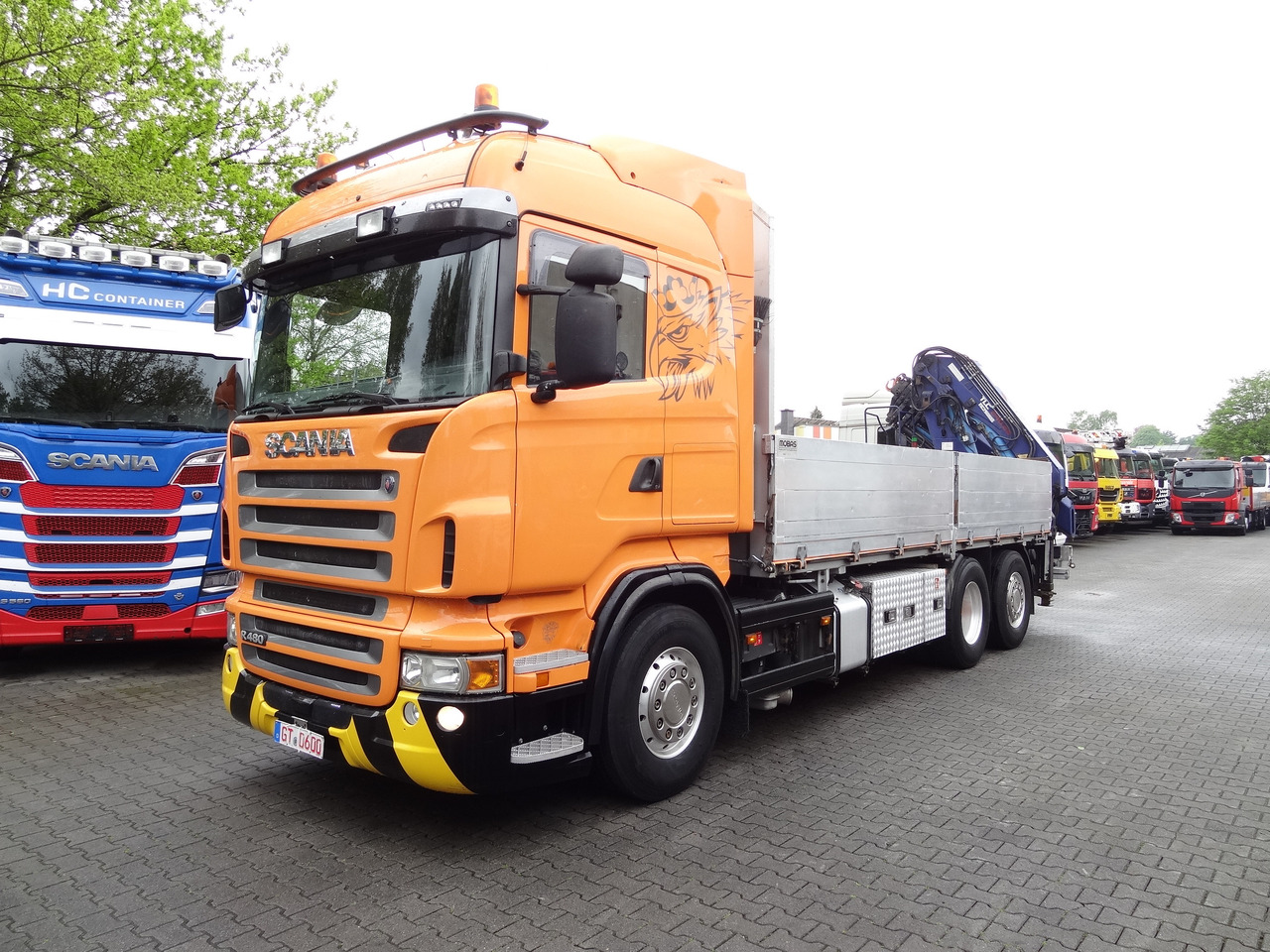 Scania R480 6X2*4 Kran Atlas 240 bis 20 Meter - Tovornjak s kesonom, Tovornjak z dvigalom: slika 1 Scania R480 6X2*4 Kran Atlas 240 bis 20 Meter - Tovornjak s kesonom, Tovornjak z dvigalom: slika 1