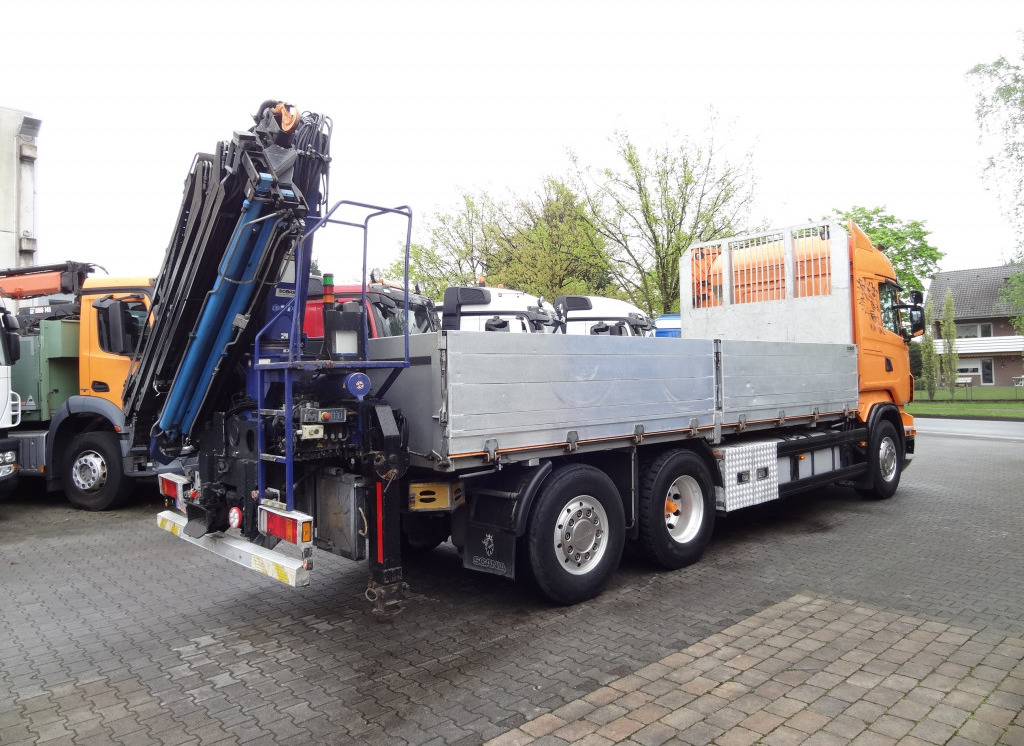 Tovornjak s kesonom, Tovornjak z dvigalom Scania R480 6X2*4 Kran Atlas 240 bis 20 Meter: slika 11