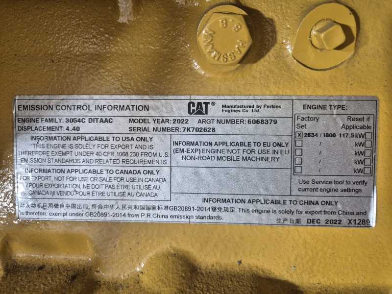 Caterpillar 3054C DITAAC Engine + Radiator - Motor za Industrijska oprema: slika 2 Caterpillar 3054C DITAAC Engine + Radiator - Motor za Industrijska oprema: slika 2