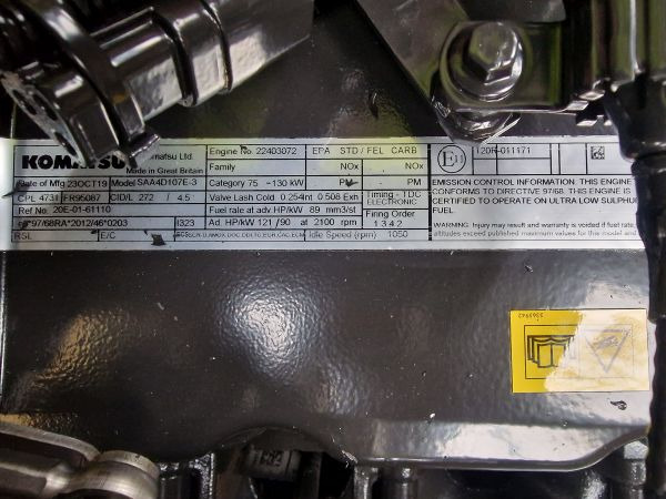 Cummins/Komatsu QSB4.5/SAA4D107E-3 Engine (Plant) - Motor za Gradbeni stroj: slika 2 Cummins/Komatsu QSB4.5/SAA4D107E-3 Engine (Plant) - Motor za Gradbeni stroj: slika 2