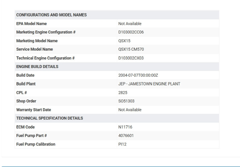 Motor za Industrijska oprema Cummins QSX15-C600  CPL 2825 Engine (Industrial): slika 12