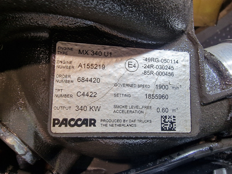 DAF MX340U1 EUR5 XF106.460 Engine (Truck) - Motor za Tovornjak: slika 2 DAF MX340U1 EUR5 XF106.460 Engine (Truck) - Motor za Tovornjak: slika 2