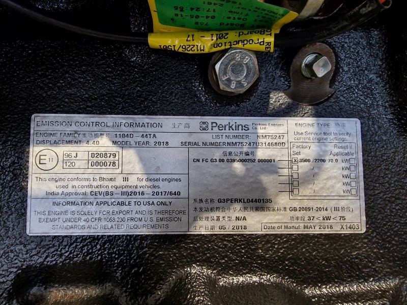 Perkins 1104D-44TA Engine (Plant) - Motor za Gradbeni stroj: slika 2 Perkins 1104D-44TA Engine (Plant) - Motor za Gradbeni stroj: slika 2
