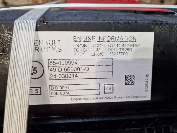 Renault DTI11 430 EUVI Engine (Truck) - Motor za Tovornjak: slika 2 Renault DTI11 430 EUVI Engine (Truck) - Motor za Tovornjak: slika 2