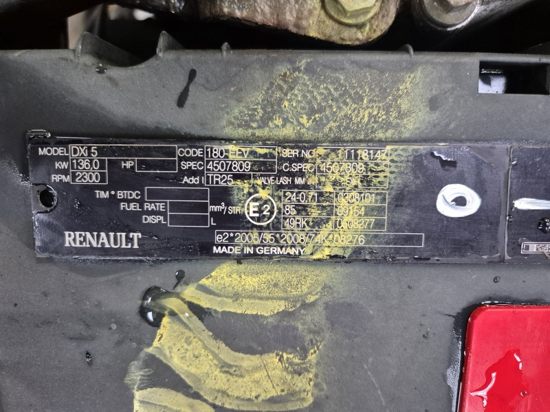 Renault DXI5 180-EEV Engine (Truck) - Motor za Tovornjak: slika 2 Renault DXI5 180-EEV Engine (Truck) - Motor za Tovornjak: slika 2