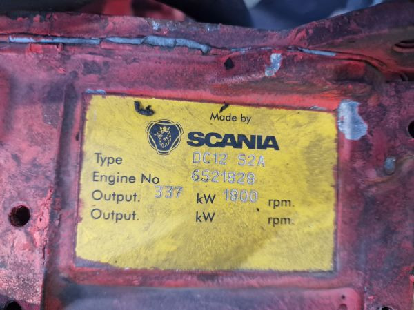 Scania DC12 52A Engine (Industrial) - Motor za Industrijska oprema: slika 2 Scania DC12 52A Engine (Industrial) - Motor za Industrijska oprema: slika 2