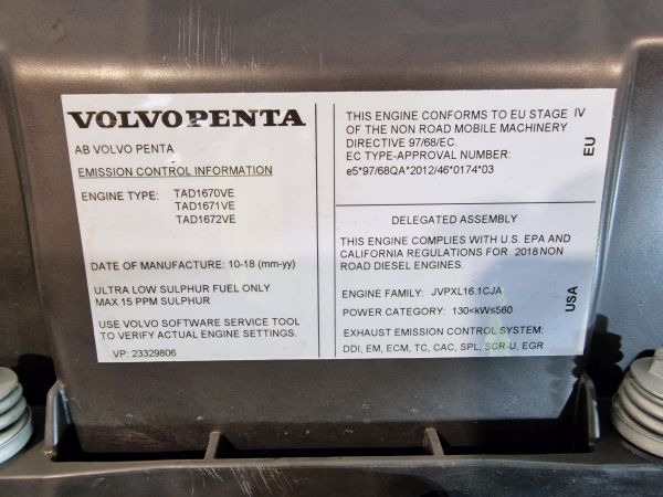 Volvo  TAD1672VE Engine (Industrial) New - Motor za Industrijska oprema: slika 2 Volvo  TAD1672VE Engine (Industrial) New - Motor za Industrijska oprema: slika 2