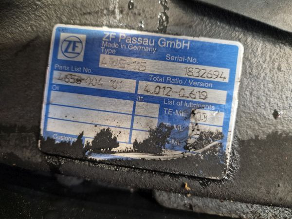 ZF Industrial 4WG-115 Gearbox - Menjalnik: slika 2 ZF Industrial 4WG-115 Gearbox - Menjalnik: slika 2