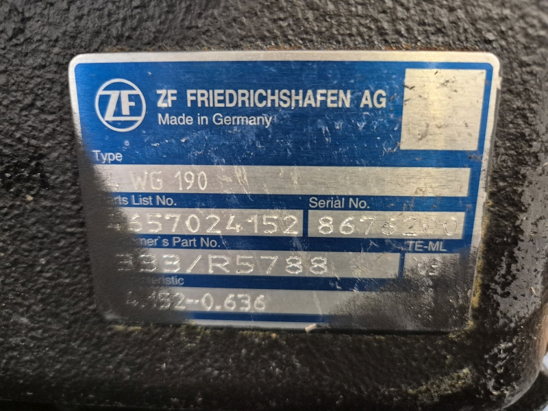 ZF Industrial JCB 4WG190 333/R5788 New Gearbox (Plant) - Menjalnik za Gradbeni stroj: slika 2 ZF Industrial JCB 4WG190 333/R5788 New Gearbox (Plant) - Menjalnik za Gradbeni stroj: slika 2