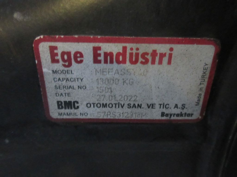 Zadnja os za Tovornjak BMC MS18X/A1-3200H2426-308/RATIO 1/308 MEEASSY40/1501 / 57RS3123181 ACHTERAS MODEL 2022: slika 6
