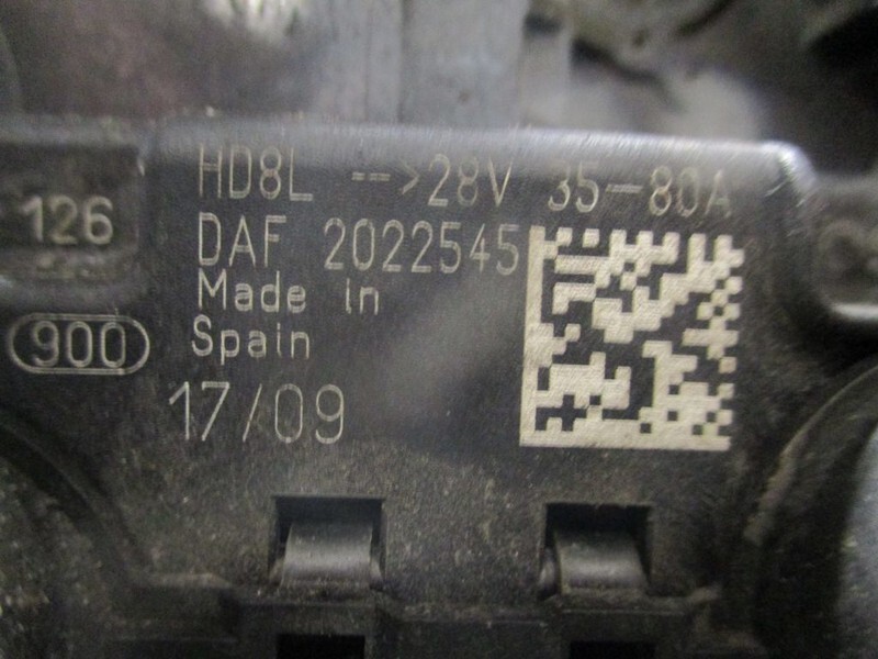 DAF 2025545 Dynamo XF 106 - Alternator za Tovornjak: slika 2 DAF 2025545 Dynamo XF 106 - Alternator za Tovornjak: slika 2