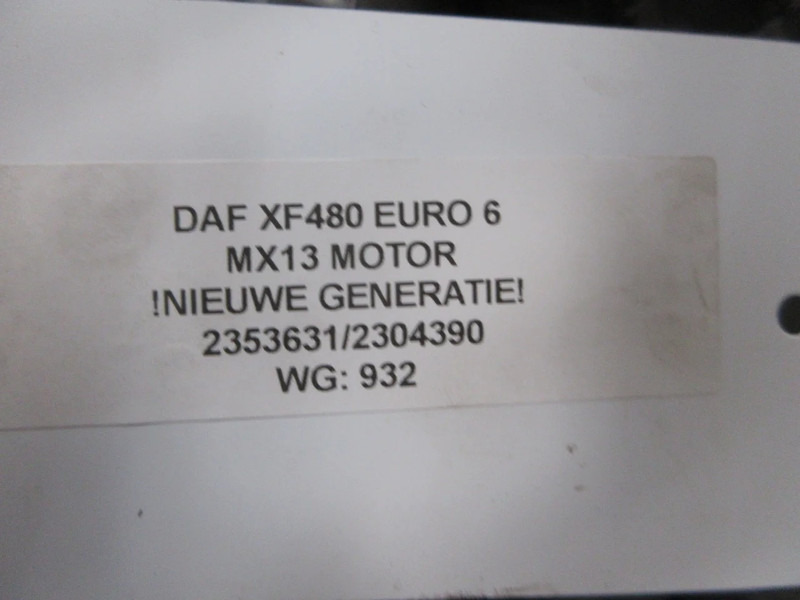 Motor za Tovornjak DAF 2249867 // 2353631 // 2304390 MX 13- 355 H 5 DAF XG 480 MODEL 2023 KM CA 170.000: slika 7