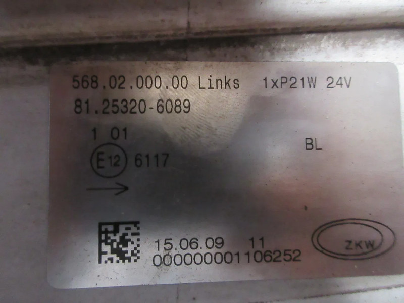 Meglenke za Tovornjak DAF 81.25320-6089 MISTLAMP MAN TGA EURO 6 LINKS: slika 11