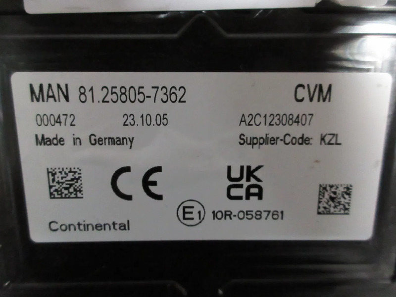 MAN 81.25805-7362 CVM MODULEN MAN TGM EURO 6 MODEL 2024 - Električni sistem za Tovornjak: slika 3 MAN 81.25805-7362 CVM MODULEN MAN TGM EURO 6 MODEL 2024 - Električni sistem za Tovornjak: slika 3