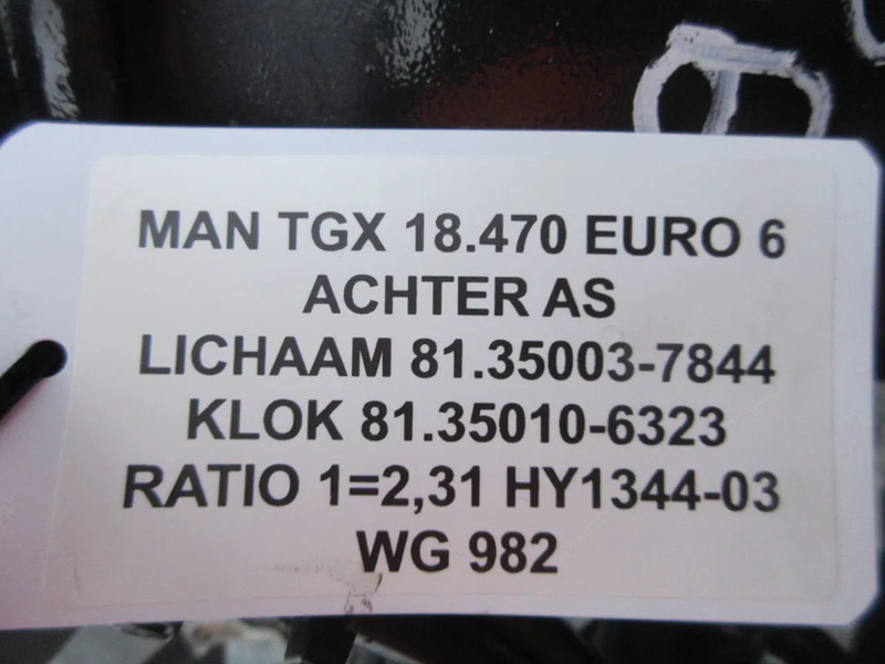 MAN 81.35003-7844 // 81.35010-6323 RATIO 1=2,31 HT 1344-03 MODEL 2022 - Zadnja os za Tovornjak: slika 5 MAN 81.35003-7844 // 81.35010-6323 RATIO 1=2,31 HT 1344-03 MODEL 2022 - Zadnja os za Tovornjak: slika 5