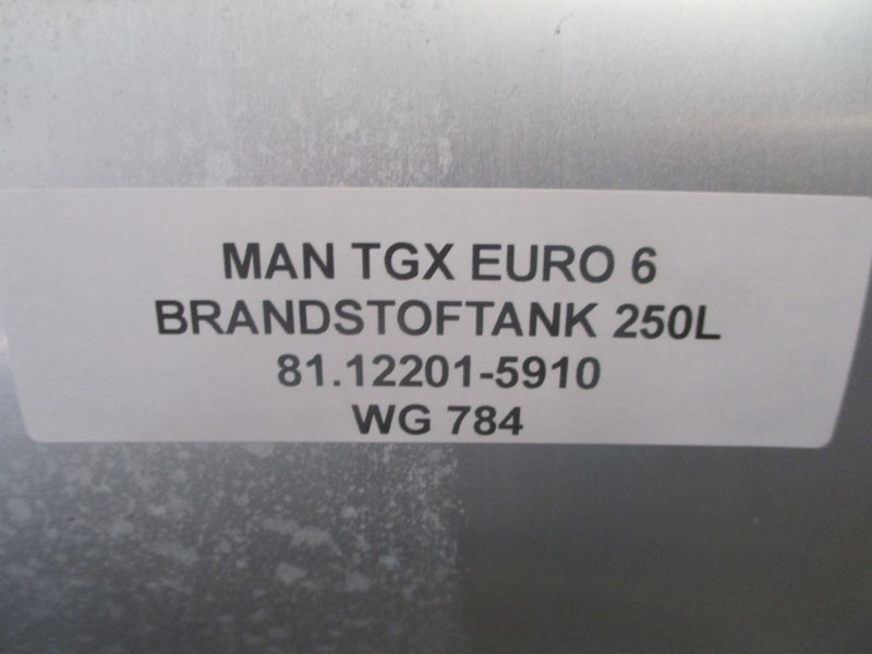 Rezervoar za gorivo za Tovornjak MAN TGX 81.12201-5910 BRANDSTOFTANK 250L EURO 6: slika 6