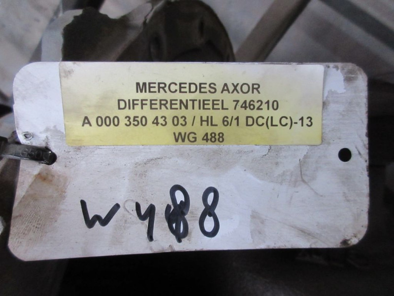 Diferencialni menjalnik za Tovornjak Mercedes-Benz 746.210/HL6/ 1 DC (LC) 13 MERCEDES AXOR 1843 MP3 DIFFERENTIEEL 43:11 3,909: slika 7 Diferencialni menjalnik za Tovornjak Mercedes-Benz 746.210/HL6/ 1 DC (LC) 13 MERCEDES AXOR 1843 MP3 DIFFERENTIEEL 43:11 3,909: slika 7