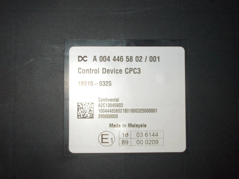 Mercedes-Benz A 004 446 58 02 CPC 3 MODULEN MERCEDES 1221 ATEGO EURO 6 - Električni sistem za Tovornjak: slika 3 Mercedes-Benz A 004 446 58 02 CPC 3 MODULEN MERCEDES 1221 ATEGO EURO 6 - Električni sistem za Tovornjak: slika 3