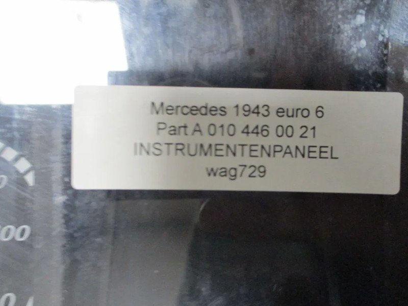 Mercedes-Benz A 010 446 00 21 INSTRUMENTENPANEEL MERCEDES ACTROS EURO 6 - Armaturna plošča za Tovornjak: slika 4 Mercedes-Benz A 010 446 00 21 INSTRUMENTENPANEEL MERCEDES ACTROS EURO 6 - Armaturna plošča za Tovornjak: slika 4