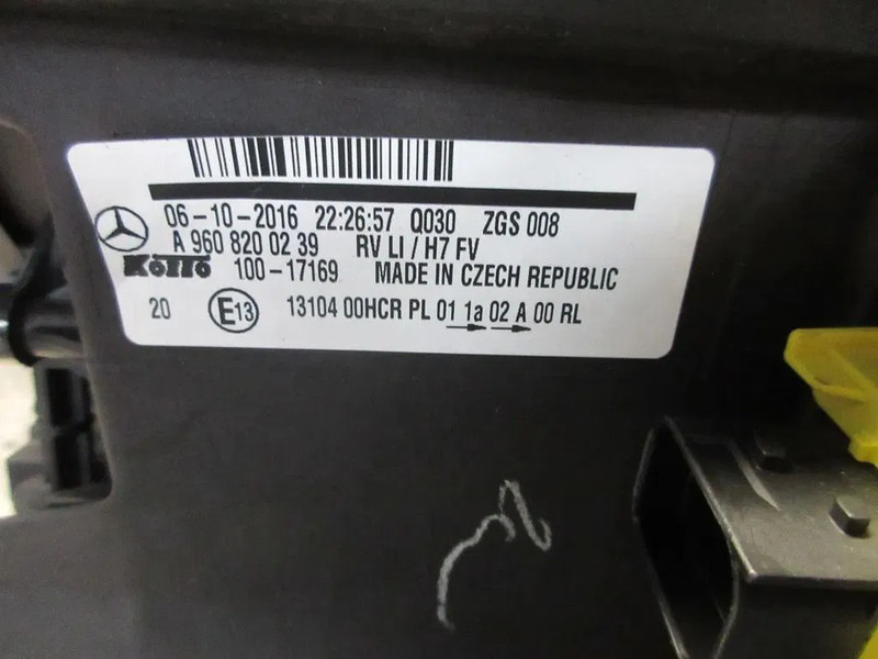 Žarometi za Tovornjak Mercedes-Benz A 960 820 02 39 KOPLAMP MERCEDES 1845 MP4 EURO 6 LINKS: slika 6