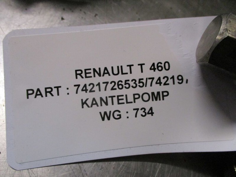 Renault 7421726535 Kantel Pomp - Hidravlika za Tovornjak: slika 3 Renault 7421726535 Kantel Pomp - Hidravlika za Tovornjak: slika 3