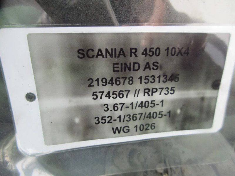 Scania 2194677 // 1531348 // 2194678 // 1531345 TANDEM SET SCANIA R 450 EURO 6 - Zadnja os za Tovornjak: slika 5 Scania 2194677 // 1531348 // 2194678 // 1531345 TANDEM SET SCANIA R 450 EURO 6 - Zadnja os za Tovornjak: slika 5