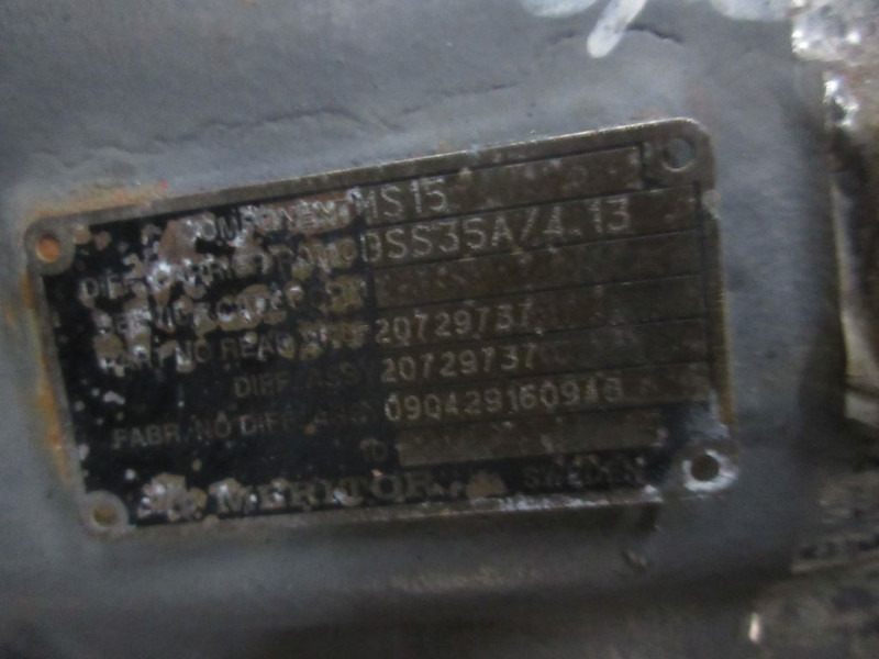 Volvo 20836787/20729737/BSS35A/RATIO 4.13 VOLVO FL210 DIFFERENTIEEL - Diferencialni menjalnik za Tovornjak: slika 5 Volvo 20836787/20729737/BSS35A/RATIO 4.13 VOLVO FL210 DIFFERENTIEEL - Diferencialni menjalnik za Tovornjak: slika 5