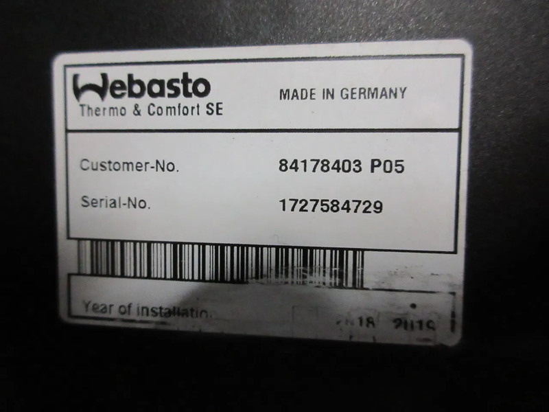 Električni sistem za Tovornjak Volvo 84178403 // WEBASTO AIR TOP EVO 2000 MODEL 2020: slika 6