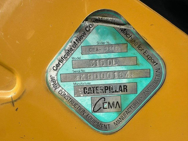 Caterpillar 315DL Material Handler - Bager goseničar: slika 5 Caterpillar 315DL Material Handler - Bager goseničar: slika 5