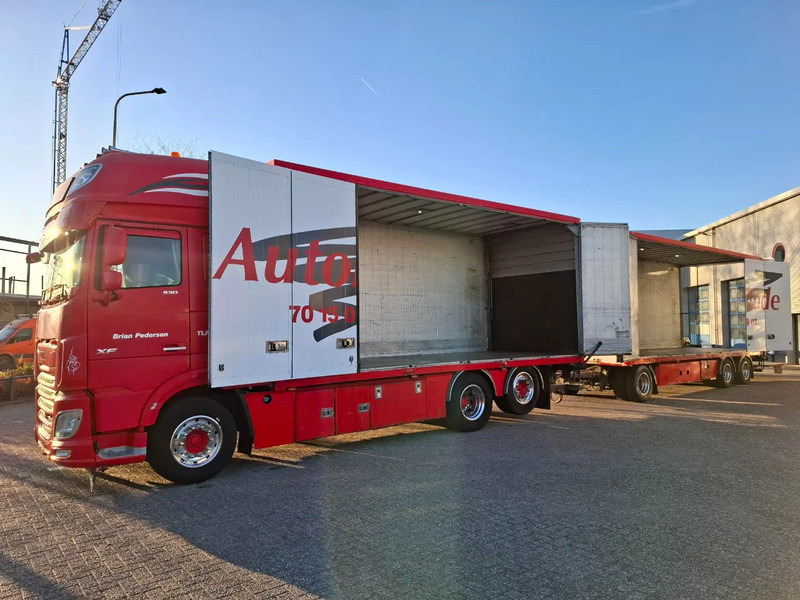 DAF XF106-530 / DEB / COMPLETE COMBI / SIDE DOORS / 2XPLATFORM 2500KG / ONLY:773032 KM / LWDS / LEATHER / EURO-6 / 2017 - Tovornjak zabojnik: slika 2 DAF XF106-530 / DEB / COMPLETE COMBI / SIDE DOORS / 2XPLATFORM 2500KG / ONLY:773032 KM / LWDS / LEATHER / EURO-6 / 2017 - Tovornjak zabojnik: slika 2