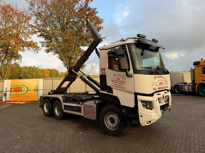 Renault C480 / ENGINE RUNNING / 6X4 / HIAB 21TON HOOKLIFT / ONLY:146334 KM / AUTOMATIC / EURO-6 / 2020 - Kotalni prekucni tovornjak: slika 3 Renault C480 / ENGINE RUNNING / 6X4 / HIAB 21TON HOOKLIFT / ONLY:146334 KM / AUTOMATIC / EURO-6 / 2020 - Kotalni prekucni tovornjak: slika 3