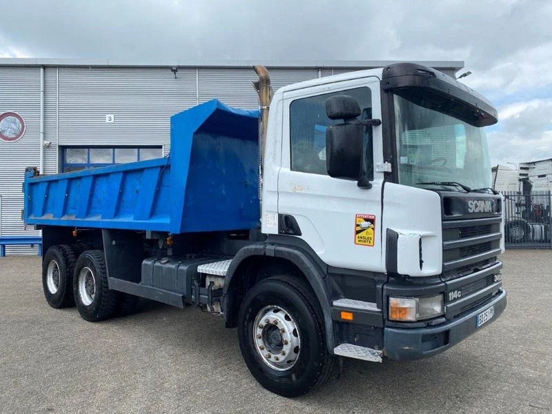 Scania 114-340 / 6X4 / 2 SIDE TIPPER / BIG AXLE / FULL-STEEL / DRUM BRAKES / MANUAL / 1999 - Tovornjak prekucnik: slika 4 Scania 114-340 / 6X4 / 2 SIDE TIPPER / BIG AXLE / FULL-STEEL / DRUM BRAKES / MANUAL / 1999 - Tovornjak prekucnik: slika 4
