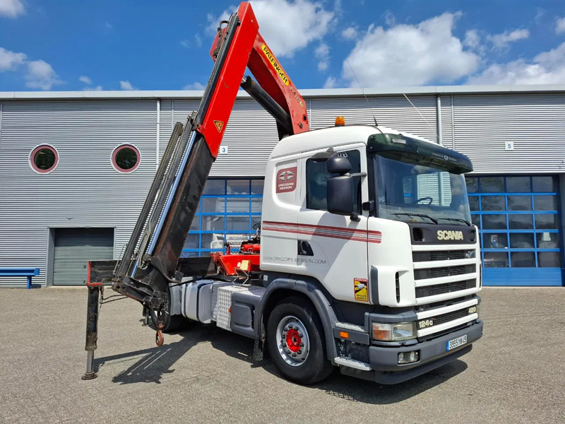 Scania 124G-420 / RETARDER / PALFINGER PK32080 / DOUBLE TANK / AIRCO / GOOD CONDITION / MANUAL / EURO-3 / 2004 - Tovornjak z dvigalom: slika 3 Scania 124G-420 / RETARDER / PALFINGER PK32080 / DOUBLE TANK / AIRCO / GOOD CONDITION / MANUAL / EURO-3 / 2004 - Tovornjak z dvigalom: slika 3