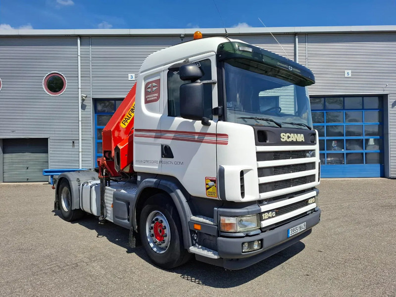 Scania 124G-420 / RETARDER / PALFINGER PK32080 / DOUBLE TANK / AIRCO / GOOD CONDITION / MANUAL / EURO-3 / 2004 - Tovornjak z dvigalom: slika 4 Scania 124G-420 / RETARDER / PALFINGER PK32080 / DOUBLE TANK / AIRCO / GOOD CONDITION / MANUAL / EURO-3 / 2004 - Tovornjak z dvigalom: slika 4