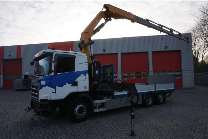 Scania G490 / ENGINE RUNNING / RETARDER / EFFER 255-5S CRANE REMOTE / PLATFORM / FULL-AIR / AUTOMATIC / EURO-6 / 2014 - Tovornjak z dvigalom: slika 2 Scania G490 / ENGINE RUNNING / RETARDER / EFFER 255-5S CRANE REMOTE / PLATFORM / FULL-AIR / AUTOMATIC / EURO-6 / 2014 - Tovornjak z dvigalom: slika 2