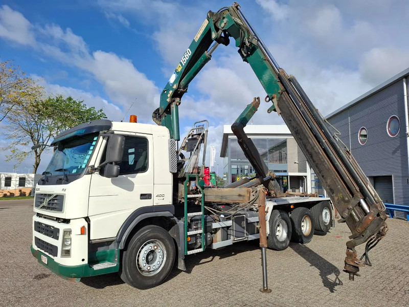 Volvo FM13-400 / 8X4 / AJK HOOK 25TON / CRANE HMF 1560 K3 / ROTATOR / LIFT+LENKACHSE / AIRCO / MANUAL / EURO-4 / 2007 - Tovornjak z dvigalom: slika 1 Volvo FM13-400 / 8X4 / AJK HOOK 25TON / CRANE HMF 1560 K3 / ROTATOR / LIFT+LENKACHSE / AIRCO / MANUAL / EURO-4 / 2007 - Tovornjak z dvigalom: slika 1