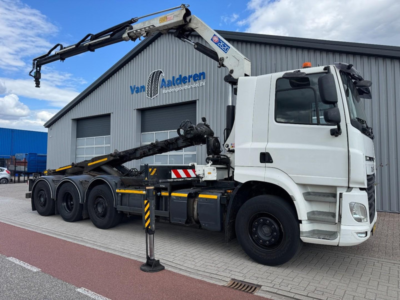 DAF CF410 FAQ HMF 2620, Unfall - Damaged. - Tovornjak z dvigalom: slika 1 DAF CF410 FAQ HMF 2620, Unfall - Damaged. - Tovornjak z dvigalom: slika 1