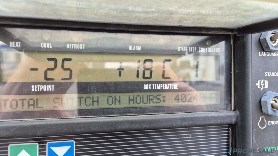 Polprikolica hladilnik KRONE COOL LINER SD mrazírenský - MULTITEMP - dělící stěna + agregát CARRIER VECTOR 1950 Mt: slika 10