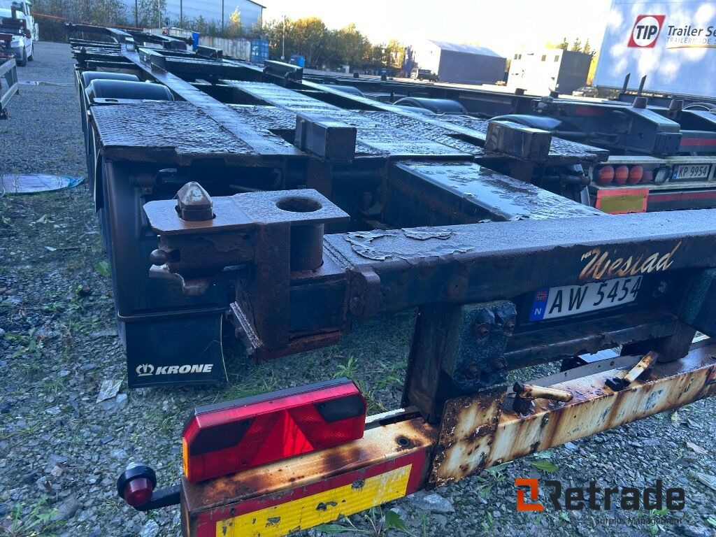 2010 Container henger KRONE SDC 27 2010 - Kontejnerska prikolica/ Prikolica z zamenljivim tovoriščem: slika 4 2010 Container henger KRONE SDC 27 2010 - Kontejnerska prikolica/ Prikolica z zamenljivim tovoriščem: slika 4