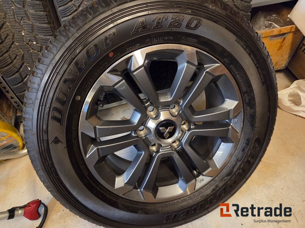 4 stk ubrukte felger og dekk som passer Mitsubishi L200 2022 mod - Gradbena oprema: slika 3 4 stk ubrukte felger og dekk som passer Mitsubishi L200 2022 mod - Gradbena oprema: slika 3