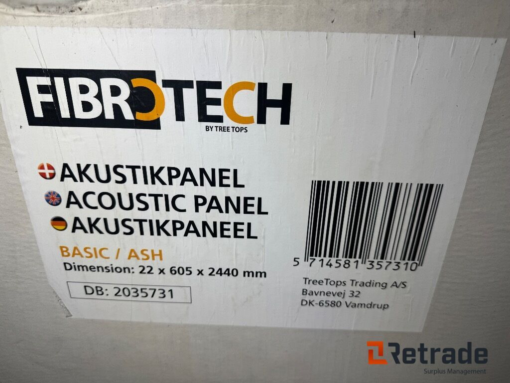 Akustikpanel Fibrotech 22x605x2440mm (basic/ash) - Gradbena oprema: slika 5 Akustikpanel Fibrotech 22x605x2440mm (basic/ash) - Gradbena oprema: slika 5
