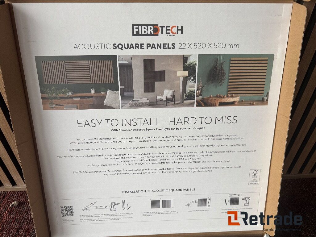 Byggematerialer Square panels Akustikpaneler - Gradbena oprema: slika 4 Byggematerialer Square panels Akustikpaneler - Gradbena oprema: slika 4