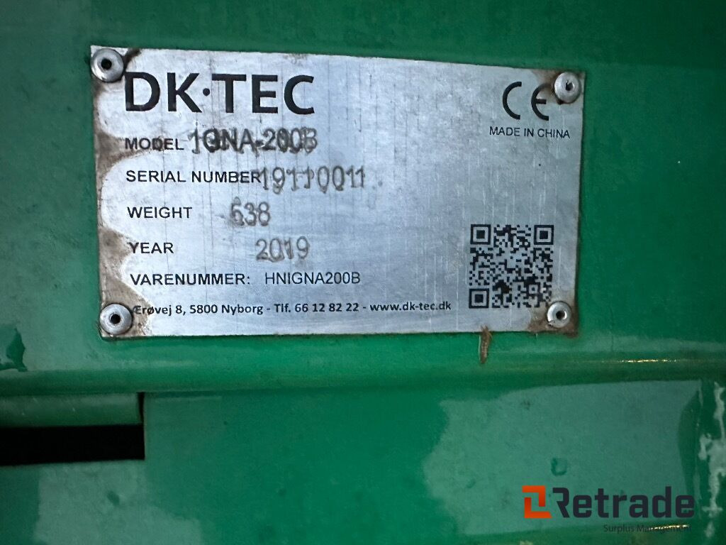 DK - tec 200B Slagleklipper - Mulčer kladivar: slika 2 DK - tec 200B Slagleklipper - Mulčer kladivar: slika 2