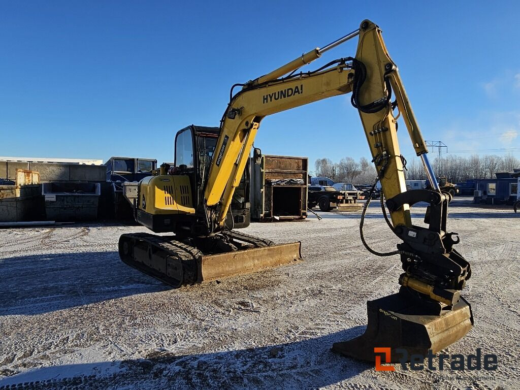 Grävmaskin Hyundai R55-7A Engcon tiltrotator - Gradbeni stroj: slika 4 Grävmaskin Hyundai R55-7A Engcon tiltrotator - Gradbeni stroj: slika 4